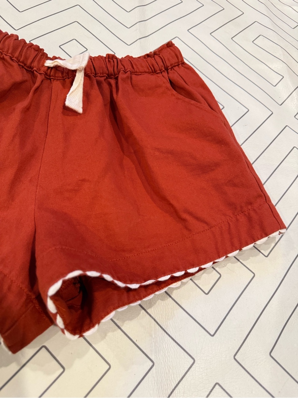 Monoprix Rust Shorts - Picture 3 of 12